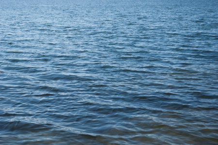 The texture of the surface of the water on the lake.の写真素材