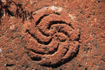 Armenian eternity sign, khachkars in Sevanavank, Armeniaの写真素材