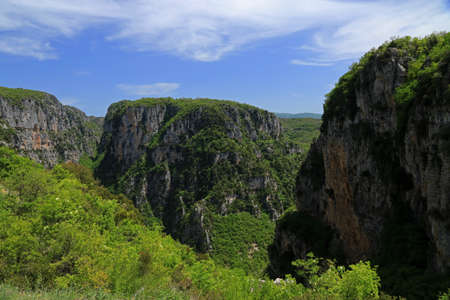 Vikos Gorge - one of the world's deepest canyons in Pindus Mountains in Zagori area, Epirus, Greece