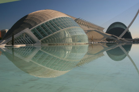 City of Arts and Sciences in Valencia, Spainの写真素材