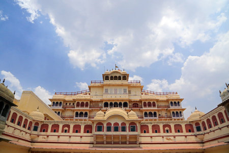 City Palace in Jaipur, Indiaの写真素材