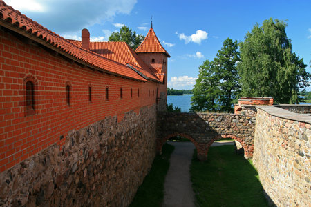 Trakai Island Castle, Lake Galve, Trakai, Lithuania