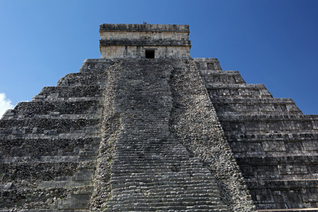 The Temple of Kukulcan (El Castillo) in Chichen Itza complex, Mexico