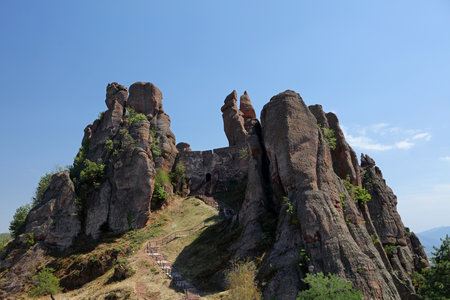 Belogradchik Fortress also known as Kaleto Fortress in Balkan Mountains, Bulgariaの写真素材