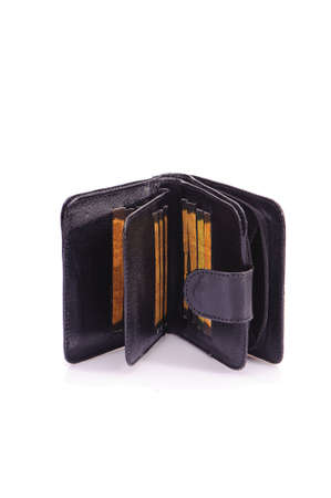 One purse, genuine leather with embossing ,black brown colors,Fashionable mens accessory To store...