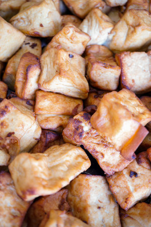 Bacem tofu is a way of processing food to preserve products, usually tempeh and tofu.