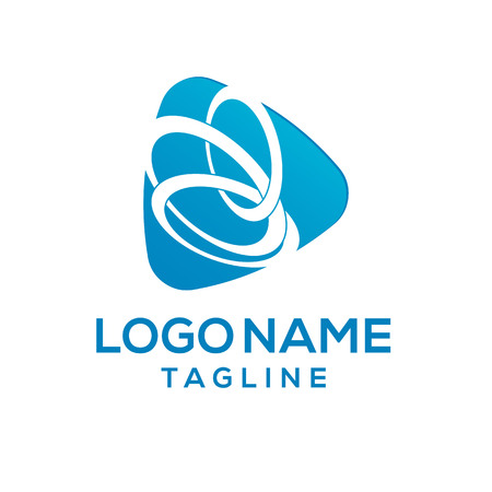 Three ring company logo vector templateのイラスト素材