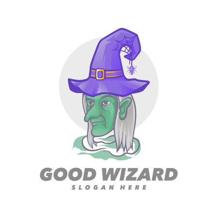 Good wizard logoのイラスト素材