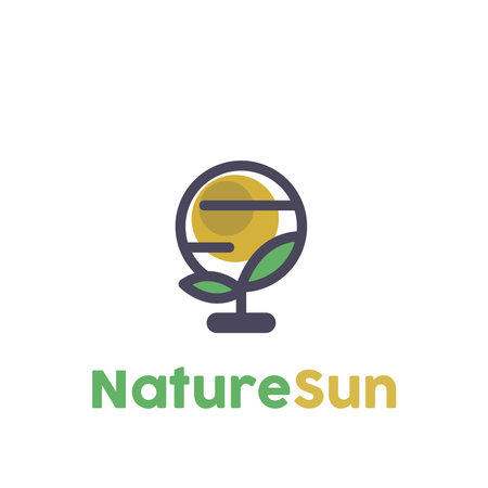 Nature sauna logo design. Spa and wellness vector logo design.のイラスト素材