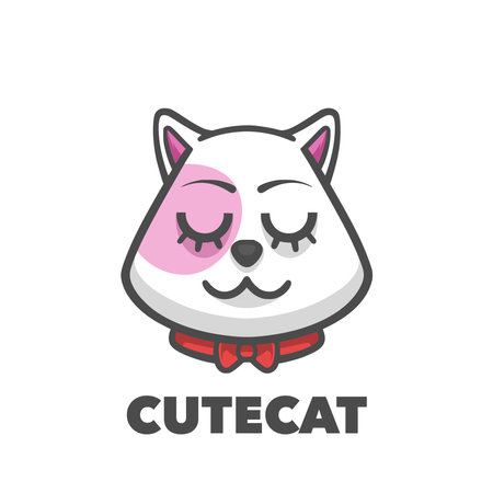 Cat vector logo. Cat logo. Cat logo. Cat logo. Cat logoのイラスト素材