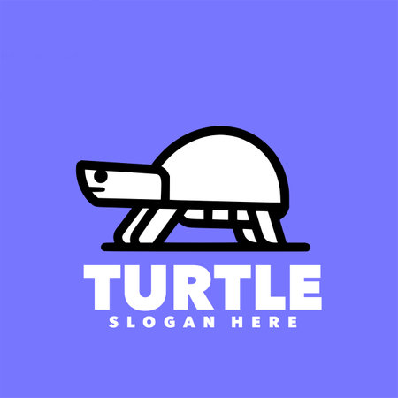 Turtle logo design vector template. Turtle logo design concept. Turtle vector iconのイラスト素材