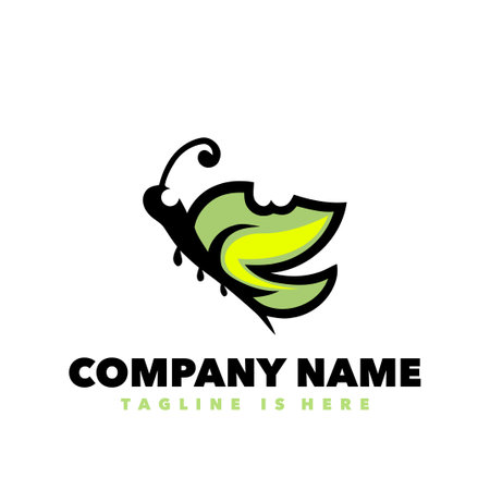 Butterfly logo designs concept vector, Insect logo designs template.のイラスト素材
