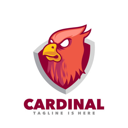 CARDINIAL LOGO VECTOR TEMPLATEのイラスト素材
