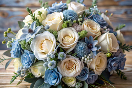 Hydrangea flowers in the garden, Hydrangea macrophyllaの素材