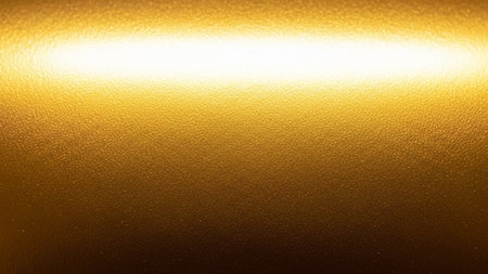 Gold metal background or texture and gradients shadow. Abstract background.