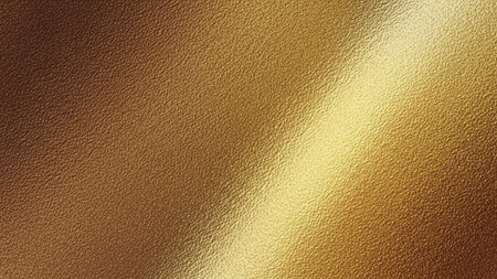 Gold metal background or texture and gradients shadow. 3d illustration