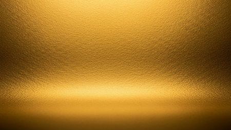 Gold background or texture and gradients shadow. Abstract background for design.の写真素材