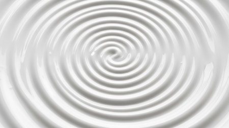 Abstract white background with circles. 3d rendering, 3d illustration.の写真素材