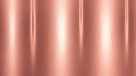pink metallic background with some folds and highlights and folds in itの写真素材