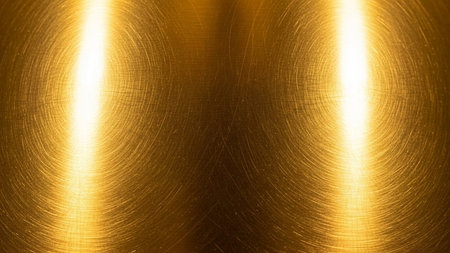 Gold background or texture and gradients shadow. Abstract background for design.の写真素材