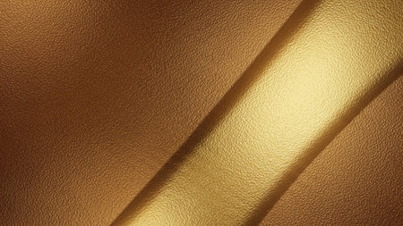 Luxury golden metal background or texture and gradients shadow.