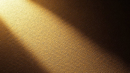 Sunlight and shadow on the wall. Abstract background and texture for design.の写真素材