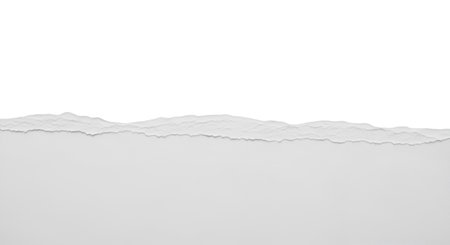 showing torn paper edge isolated on black background. High resolution image suitable for commercial use. High quality image with transparent background support.の写真素材
