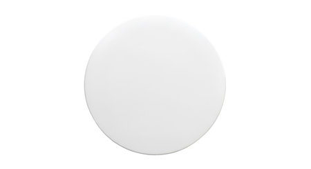 Miscellaneous showing white circle isolated on black background keywords: circle, white, round, shape, object, graphic, design, element, blank, empty, simple, clean, isolated, background, black, contrast, geometric, abstract, copy space, minimal, flat, surface, disc, sphere, 2d, studio shot description: a perfectly round, flat white circle is centered against a stark black background. the object is smooth and featureless, with a subtle shadow or gradient on its surface suggesting a light...の写真素材