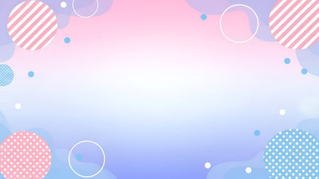 an abstract background with a soft gradient transitioning from pink to blue. The includes various...