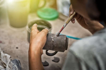 Brush Sculpture High Dynamic Range stlyeの写真素材