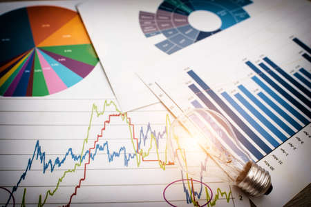 business concept for new ideas with innovation and creativity.の写真素材