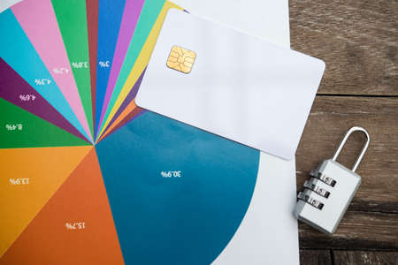 Financial analysis, lock accounting, statistics, investment, sales analysis of the companyの写真素材