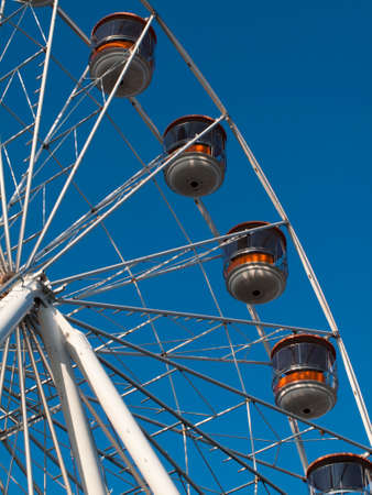 Salisbury Eye Ferris Wheel stands 115 feet high, annual summer feature to the cityのeditorial素材