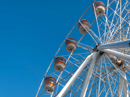 Salisbury Eye Ferris Wheel stands 115 feet high, annual summer feature to the cityのeditorial素材