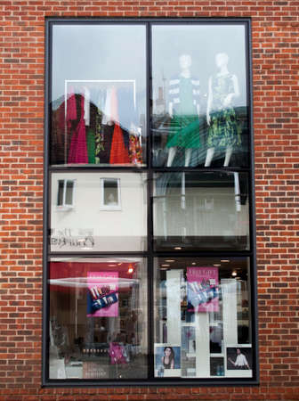 Bradbeers department store shop window display, business established in 1837 as a small drapery...