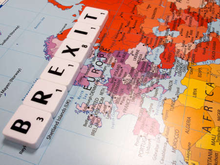 representing Brexit, the United Kingdom exit from the European Union resulting from the June 2016 referendumのeditorial素材