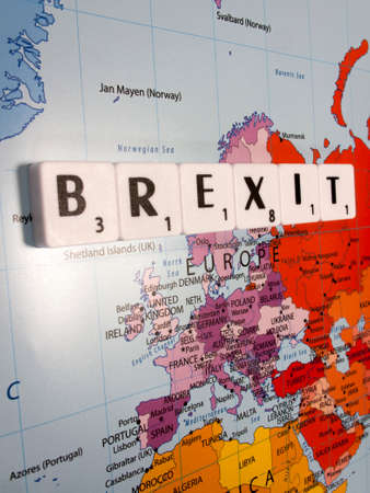 representing Brexit, the United Kingdom exit from the European Union resulting from the June 2016 referendumのeditorial素材