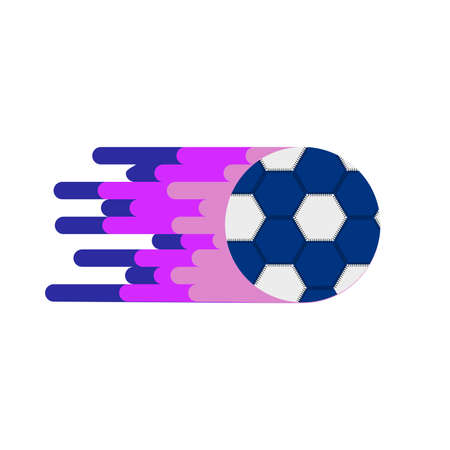 Football ball in the airのイラスト素材
