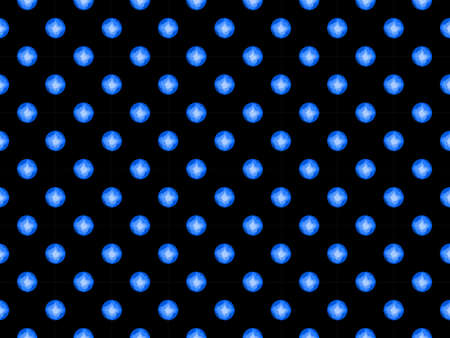 Seamless pattern. A blue circle of different shades on a black background. Vector illustrationのイラスト素材