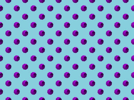 Seamless pattern. Abstract flower on a blue background. Vector illustration
