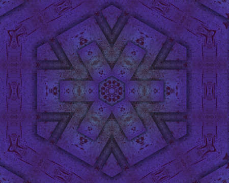 Simple abstract background. Kaleidoscope design. Template for banner or cover. Stock raster...