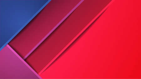 Modern geometric colorful background. Template in material design style. Stock graphicsのイラスト素材