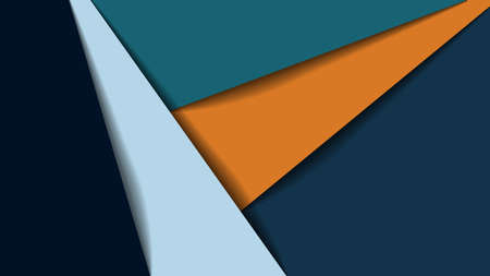 Modern geometric colorful background. Template in material design style. Stock graphics