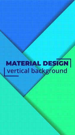 Colorful geometric background. Material design. Vertical template. Stock graphicsのイラスト素材