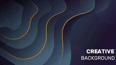 Modern colorful background with gradient elements. Digital template for design projects. Horizontal format in vector. Stock Illustrationのイラスト素材