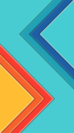 Modern colorful background. Material design with geometric elements. Vertical format in vector....