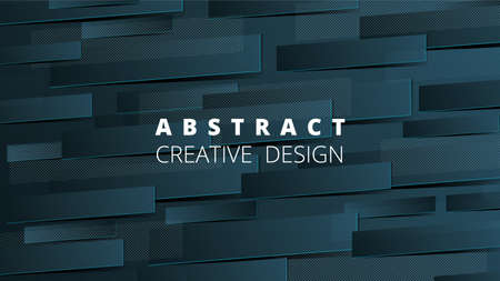 Colorful gradient abstract background. Futuristic 3D design. Template for digital or print projects. Presentation, flyer, cover. Stock Illustrationのイラスト素材