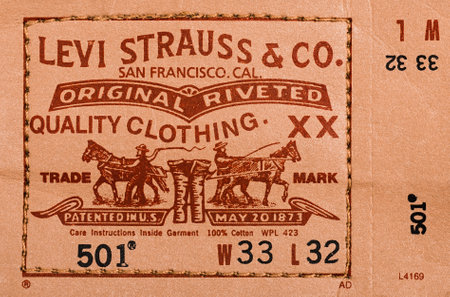 Levis jeans label
