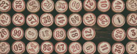 Vintage lotto board game
