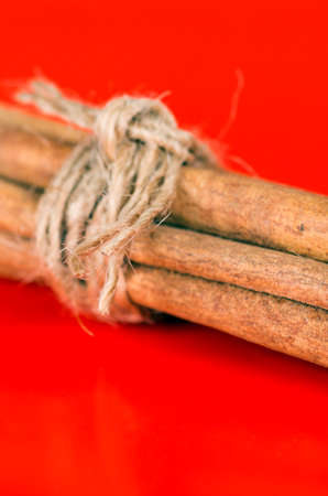 Cinnamon sticksの写真素材